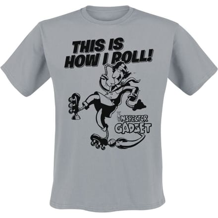 Inspector Gadget T-shirt - This Is How I Roll - L tot XXL - voor Mannen - grijs