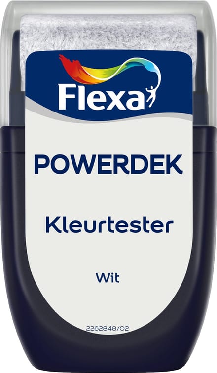 Flexa - Powerdek Muren & Plafonds Testers - Wit - 30 Ml