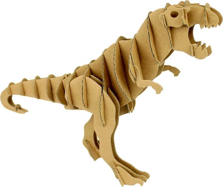 3D Model Karton Puzzel - T-Rex / Tyrannosaurus Klein - DIY Hobby Knutsellen - 28x18x7.5cm