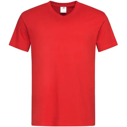 Stedman Classic-T V-Neck S270 - SCARLET RED - M