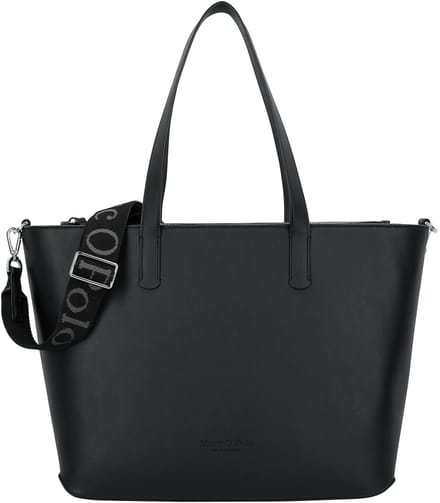Marc O'Polo shopper schoudertas Vreni Shopper Black zwart