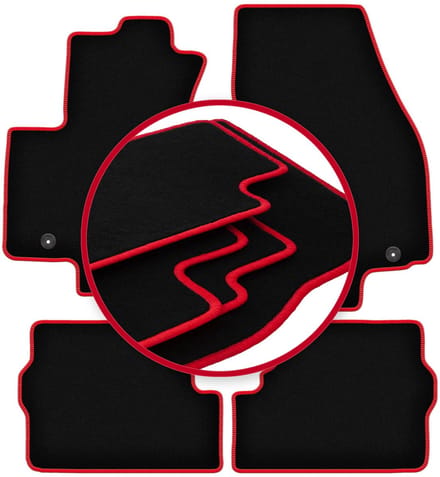 CARLUX-RED automatten voor: Opel Zafira A minivan (1999-2005)