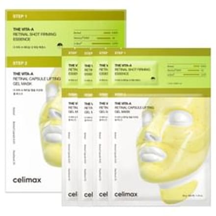 celimax - The Vita-A Retinal Shot Tightening 2-Step Gel Mask Set 39.5g x 4 sheets