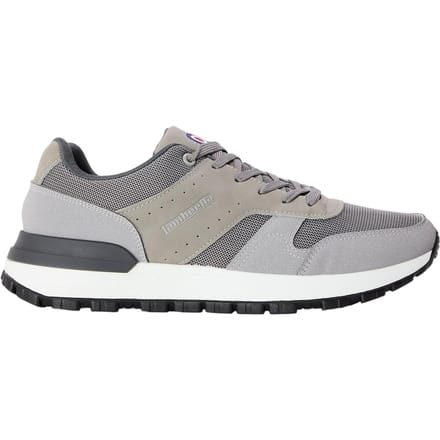 Lambretta Heren Echo 2 Sailor Mesh Laaggesneden Platte Trainers (Lichtgrijs)