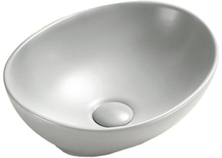 Mexen Elza opzetwastafel 40 x 33 cm, platina mat - 21014063