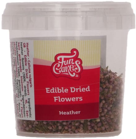 FunCakes Eetbare Bloemen - Droogbloemen - Heide - 10 g - Taartdecoratie