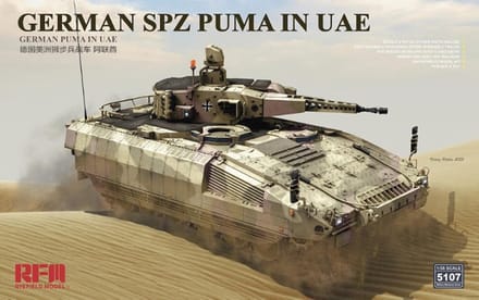 Rye Field Model Modelbouwpakket Militaire voertuigen - 5107 German Schützenpanzer PUMA - UAE Version Plastic - 1:35 - Modelbouw