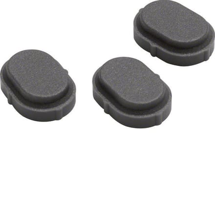Hager Berker W1 Afdekdop voor schroefgaten Set van 4 - 18033500 [5 stuks]