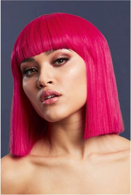Fever - Lola Magenta Pink Pruik - Roze