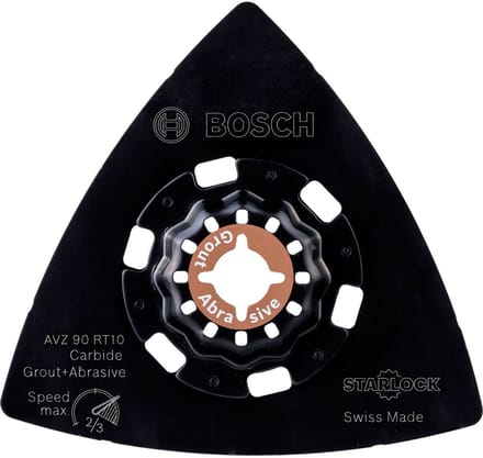 Bosch Carbide-RIFF schuurplaat AVZ 90 RT10 90 mm Sanding Grit 10 - 2609256F04