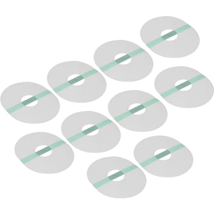 10 stuks Sensor Covers Ovale Vorm Zelfklevend Waterdicht Ademend Sensor Pleisters voor Douchen Wandelen white