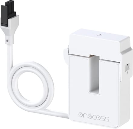 Ultradunne Stroomverbruiksensor 30A - Eenvoudig Klikmontage & Verlengbare Kabel