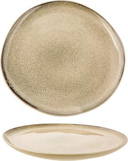 Cosy&Trendy Oona Sand-green ontbijtbord - Ø 20,8 cm - Set-6