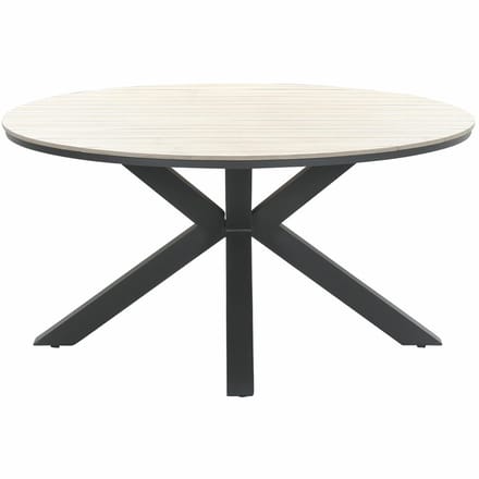 Garden Impressions Edison tuintafel Ø148 cm light teak vironwood