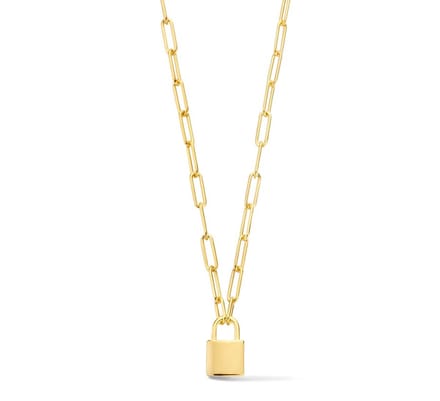 Zilver Verguld Collier slotje 2101900