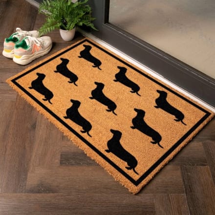 Teckel Deurmat XL - Extra Groot - Kokosmat 90x60 cm