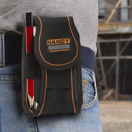 Telefoonhouder met riemclip - 5,5" | Stevige holster met klittenbandsluiting [10269]