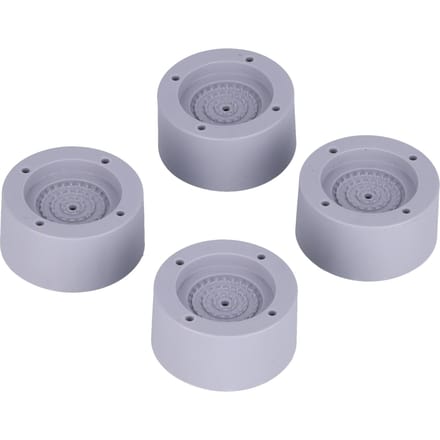 4 Pièces Coussin Lave-linge Plus Antidérapant Très Pratique Installation Plus Facile Résistant à l'Usure Coussin Anti-vibration gray