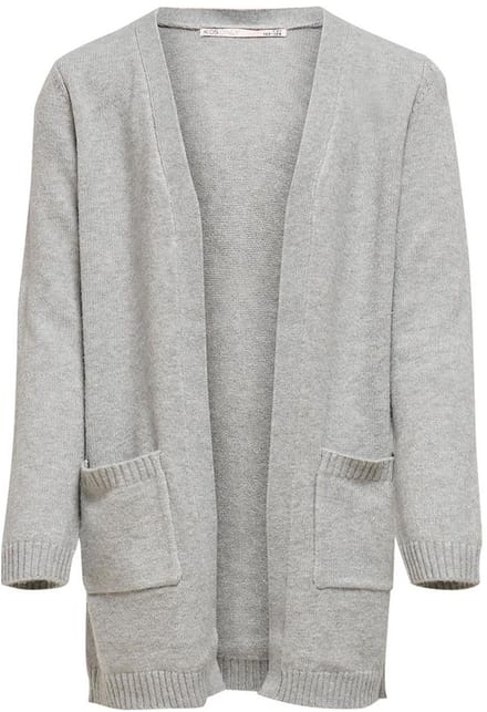 Only Koglesly Open Cardigan Grijs 5-6 Years Meisje