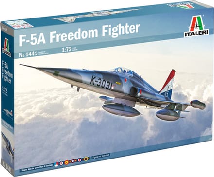 Italeri Modelbouwpakket Vliegtuigen - 1441 F-5A Freedom Fighter Plastic - 1:72 - Modelbouw