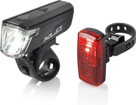 XLC Comp Capella CL-S20 Fietsverlichtingset - LED Fietslampjes – Inclusief batterijen