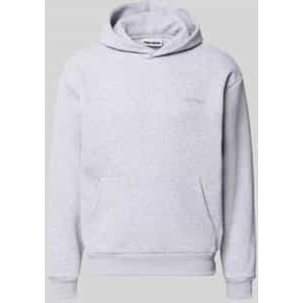 regular fit hoodie van katoenmix