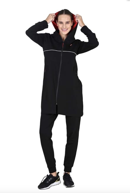 Combi Set / Lange Vest & Broek Seville / Zwart / maat L