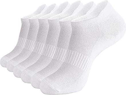 BOTC Enkelsokken 6 Paar - Dames & Heren - Maat 38-42 - Ankle Socks - Wit