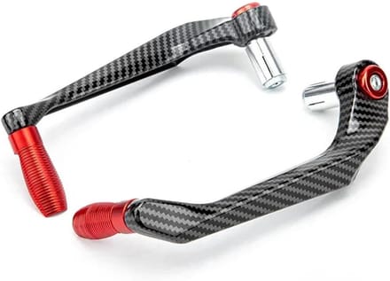 Handbescherming Motorfiets - Hendel Beschermers - Verbeterde Veiligheid - Aluminiumlegering - 2 Stuks - Rood