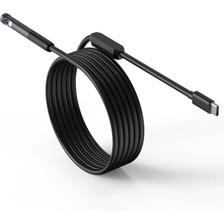 TypeC Endoscoopinspectie Borescope Camera 7,9 mm Ingebouwde verstelbare LED-verlichting IP67 Waterdicht Dual Lens
