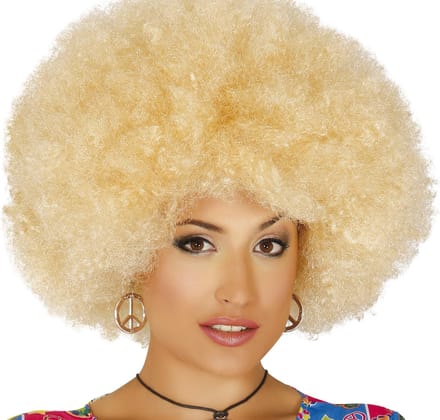 Fiestas Guirca Verkleedpruik Afro Synthetisch Blond One-size