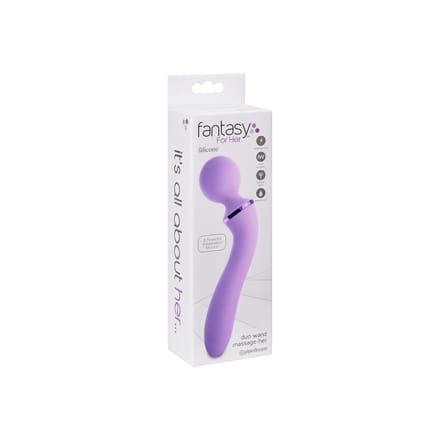 'Fantasy For Her - Duo Wand Massage-Her', 19,5 cm