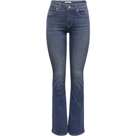 Only Onlblush mw flared smu dnm pim blue denim