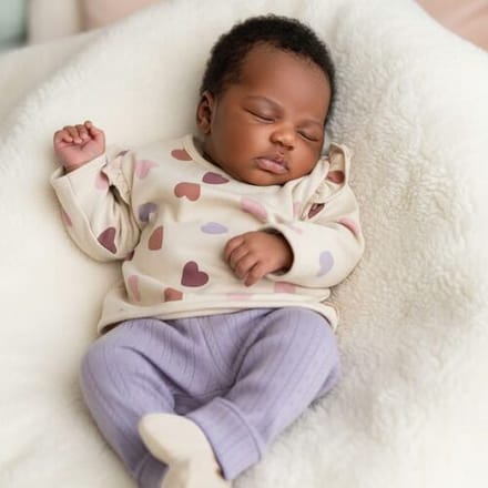 Prénatal newborn kledingset hartjes Dark Ecru 56 dames
