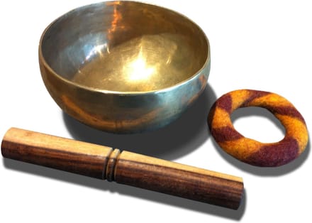 Terré Klangschale 700, 650-750 g, incl. Ring + Stick - Klankschaal