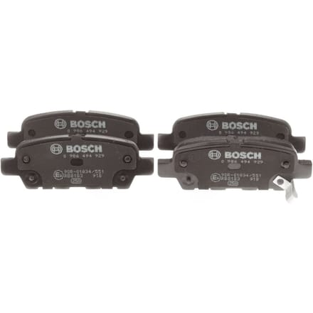 Remblokset BOSCH 0 986 494 929, achter