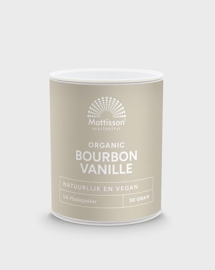 Mattisson - Biologische Bourbon Vanille Poeder - 100% Natuurlijk - 30 Gram