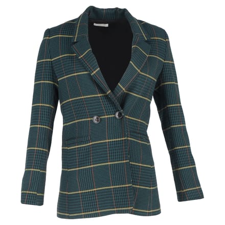 Anine Bing Hertenhoofd Dubbelzijdige Blazer in Groene Polyester