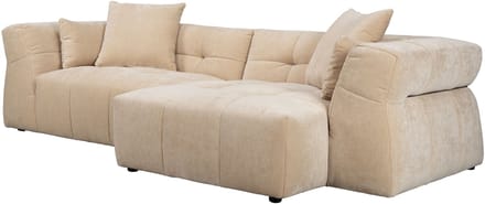 Dutchbone Hodge 4,5-Zitsbank Rechts Beige