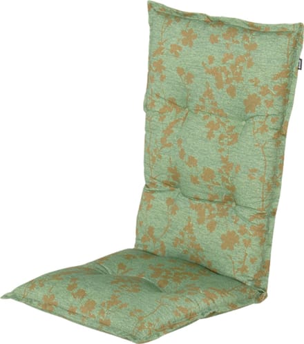 Hartman tuinstoel kussen - Aiko green - hoge rug - 123x50x10cm