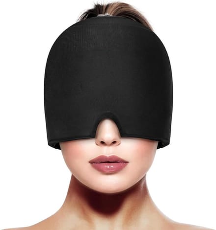 ApexArte® Migraine Masker - Hoofdpijn Muts - Directe Verlichting - Zwart