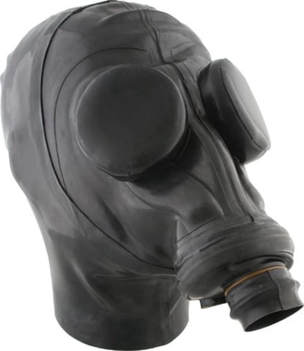 Mister B - Russisch Gasmasker met Oogkappen - Maat L/XL S/M