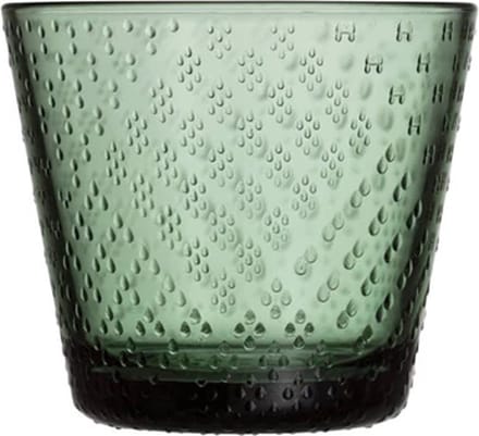 Iittala Oiva Toikka Tundra glas 29cl set van 2 pine green