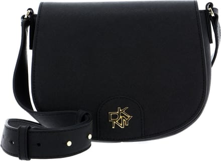 DKNY Schoudertas Carol Saddle Bag Blk / Gold Zwart