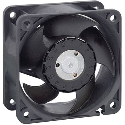 EBM Papst 624 L Axiaalventilator 24 V/DC 21 m³/h (l x b x h) 25 x 60 x 60 mm