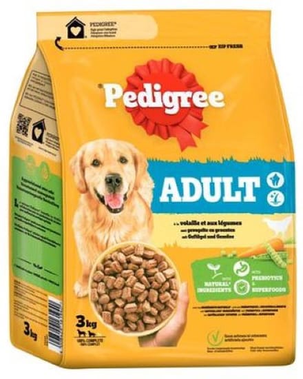 pedigree droogvoer gevogelte 3kg