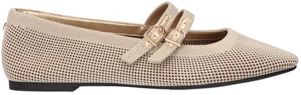 La Strada Ballerina Beige Knitted - Damesschoenen - Maat - 37