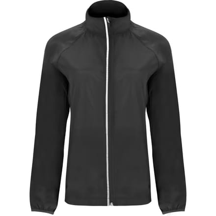 Roly Dames/Dames Glasgow Packaway Slim Windjack (Zwart)