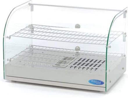 Warmhoudvitrine - 45 L - 55 cm - 2 Niveaus