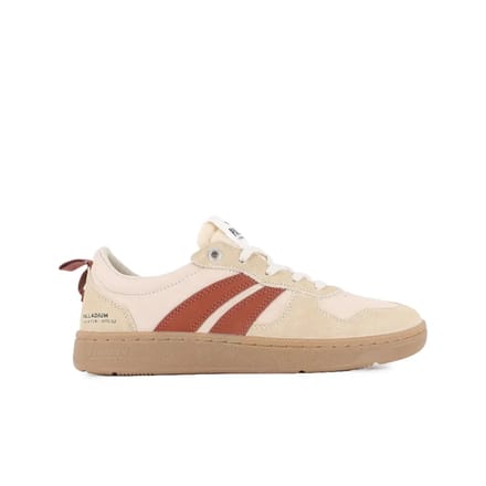 Palladium Pallacup Nubuck Witte Dames Sneakers - Beige - 37
